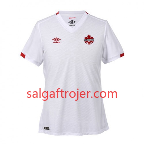 Canada Fodboldtrøjer Udebanesæt Kvindernes VM 2019 Kort ærmer Canada Fodboldtrøjer Udebanesæt Kvindernes VM 2019 Kort ærmer